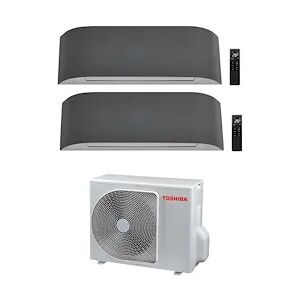 Toshiba Condizionatore Dualsplit Serie Haori 13000+16000 Btu Codice Prod: Ras-B13(16)N4kvrg-E 2m18u2avg-