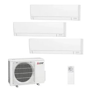 Mitsubishi Condizionatore Trialsplit Inverter  12000 +12000+15000 Btu Wifi Plus Codice Prod: Msz-Ay35(2)42vgkp Mxz-4f72vf4