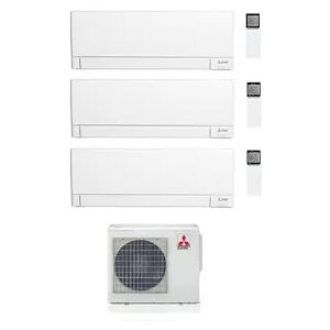 Mitsubishi Condizionatore Trialsplit Inverter  12000 +12000+18000 Wi-Fi Plus Codice Prod: Msz-Ay35(2)50vgkp Mxz-3f68vf4