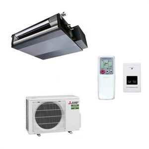 Mitsubishi Mono Split 12000 Btu SEZ-M35DA2 SUZ-M35VA Condizionatore Canalizzato Telecomando 3.5 kW SEZ-M WiFi Opzionale