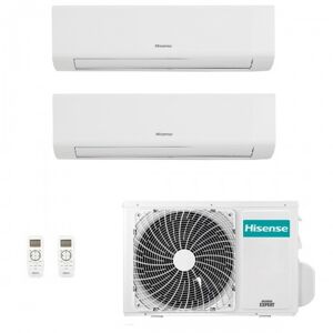 Hisense Climatizzatore Dual Split Energy Ultra 7000+7000 Btu 2AMW35U4RGC KE20MR01G KE20MR01G Bianco R-32 WiFi 2.0+2.0 kW