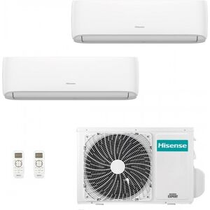 Hisense Climatizzatore Dual Split Hi Comfort 7000+9000 Btu 2AMW35U4RGC CF20YR04G CF25YR04G Bianco R-32 WiFi 2.0+2.5 kW