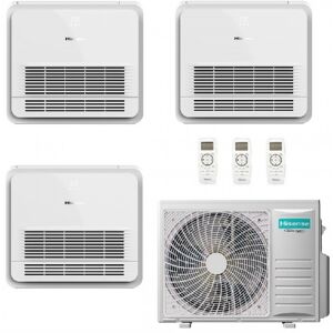 Hisense Climatizzatore Trial Split Pavimento 9+18+18 Btu 4AMW105U4RAA AKT26UR4RK8 AKT52UR4RK8 AKT52UR4RK8 2.5+5.0+5.0 kW