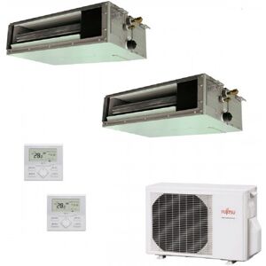 Fujitsu Dual Split Canalizzabile 9+9 Btu AOYG14KBTA2 ARXG09KSLAP ARXG09KSLAP Condizionatore KS Mini R-32 2.5+2.5 kW