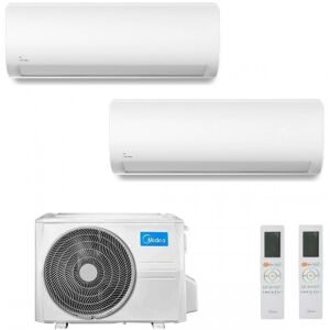 Midea Dual Split 9+9 Btu Xtreme Pro WF M2OH-14HFN8-Q MSAGBU-09HRFN8 MSAGBU-09HRFN8 Condizionatore R-32 WiFi 2.5+2.5 kW