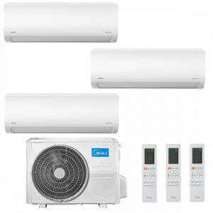 Midea Trial Split 9+9+24 Btu Xtreme Pro GREEN M4O-36FN8-Q con 2 unità MSAGBU-09HRFN8/GR + MSAGDU-24HRFN8/GR Condizionatore