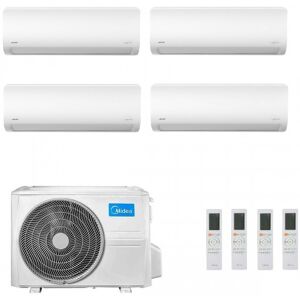 Midea Quadri Split 12+12+12+12 Btu Xtreme Pro GREEN M4O-36FN8-Q con 4 unità MSAGBU-12HRFN8/GR Condizionatore R-32 WiFi A++ A+