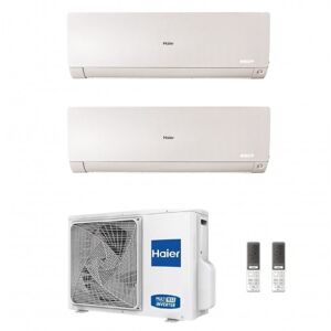 Haier Dual Split 12+12 Btu Flexis Plus Bianco WiFi 3.5+3.5 kW 2U50S2SM1FA-3 AS35S2SF1FA-MW3 AS35S2SF1FA-MW3 Condizionatore R-32