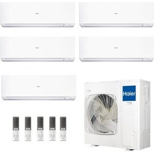 Haier Penta Split 9+9+9+9+12 Expert Bianco 5U125S2SN1FA 4X AS25XCAHRA + AS35XCAHRA Condizionatore WiFi A++ A+