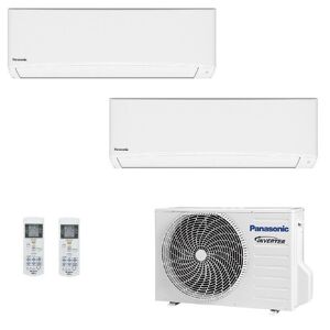 Panasonic Dual Split 7+9 CU-2Z50TBE CS-TZ20ZKEW CS-TZ25ZKEW Condizionatore 2.0+2.5 kW Serie TZ Compatta Bianco WiFi R-32