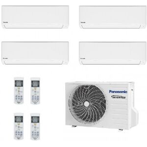 Panasonic Quadri Split 5+5+5+12 CU-4Z68TBE CS-MTZ16ZKE CS-MTZ16ZKE CS-MTZ16ZKE CS-TZ35ZKEW Condizionatore TZ Compatta