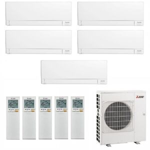 Mitsubishi Penta Split 9+9+9+9+15 Btu MSZ-AY-VGKP 2023 MXZ-5F102VF2 Condizionatore MSZ-AY 2.5+2.5+2.5+2.5+4.2 kW R-32 WiFi