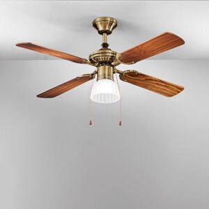 Perenz Srl Gemini Ventilatore Da Soffitto 4 Pale Con Luce Design Classico