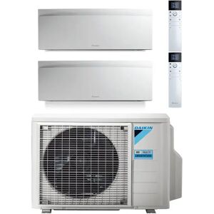 Condizionatore Daikin Emura Bianco Dual Split 7000+18000 Btu Inverter R32 2Mxm50 A+++ Wifi (2MXM50 7+18)