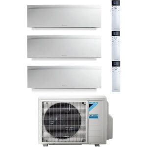 Condizionatore Daikin Emura Bianco Trial Split 7000+12000+12000 Btu Inverter R32 3Mxm68 A++ Wifi (3MXM68 7+12+12)