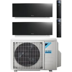 Condizionatore Daikin Emura Black Dual Split 12000+18000 Btu Inverter R32 2Mxm68 A++ Wifi (2MXM68 12+18)