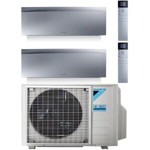 Condizionatore Daikin Emura Silver Dual Split 9000+15000 Btu Inverter R32 2Mxm50 A+++ Wifi (2MXM50 9+15)