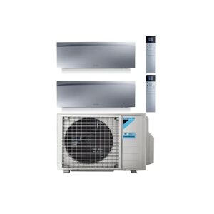 Condizionatore Daikin Emura Silver Dual Split 9000+15000 Btu Inverter R32 2Mxm68 A++ Wifi (2MXM68 9+15)