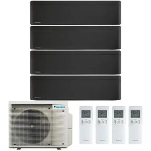 Condizionatore Daikin Stylish Black Quadri Split 9000+9000+9000+9000 Btu Inverter R32 4Mxm68 A+++ Wifi (4MXM68A 9+9+9+9)