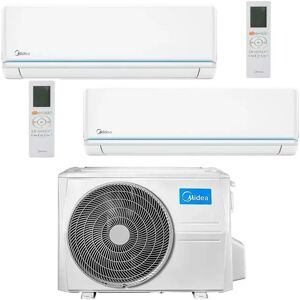 Condizionatore Midea Evolution Dual Split 9000+12000 Btu Inverter R32 M2Oe-18Hfn8-Q A++ Wifi (M2OE-18HFN8-Q 9+12)