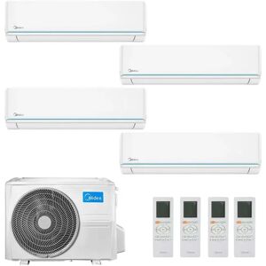 Condizionatore Midea Evolution Quadri Split 9000+12000+12000+12000 Btu Inverter R32 M4Ob-36Hfn8-Q A++ (M4OB-36HFN8-Q 9+12+12+12)