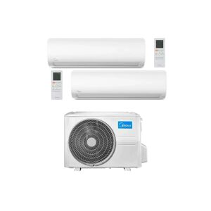 Condizionatore Midea Extreme Dual Split 12000+12000 Btu Inverter R32 M2Oe-18Hfn8-Q A++ Wifi (M2OE-18HFN8-Q 12+12)