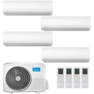 Condizionatore Midea Extreme Quadri Split 9000+9000+12000+12000 Btu Inverter R32 M4Ob-36Hfn8-Q A++ Wifi (M4OB-36HFN8-Q 9+9+12+12)