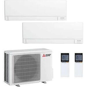 Condizionatore Mitsubishi Msz-Ay Dual Split 9000+15000 Btu Inverter R32 Mxz-2F53Vf A+++ Wifi (MXZ-2F53VF 9+15)