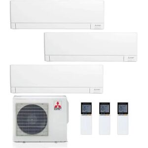 Condizionatore Mitsubishi Msz-Ay Trial Split 12000+12000+12000 Btu Inverter R32 Mxz-3F68Vf A++ Wifi (MXZ-3F68VF 12+12+12)