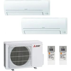 Condizionatore Mitsubishi Smart Msz-Hr Dual Split 12000+12000 Inverter R32 Mxz-2Ha50Vf A++ (MXZ-2HA50VF 12+12)