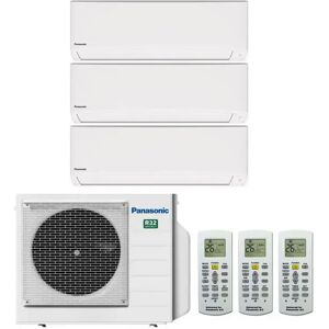 Condizionatore Panasonic Tz Trial Split 9000+9000+12000 Btu Inverter R32 Cu-3Tz52Tbe A+/A++ (TZ CU-3TZ52TBE 9+9+12)