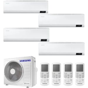 Condizionatore Samsung Cebu Quadri Split 7000+7000+12000+12000 Btu Inverter R32 Aj080 A++/A+ Wifi (CEBU AJ080T 7+7+12+12)