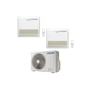 Condizionatore Samsung Console A Pavimento Dual Split 9000+12000 Btu Inverter R32 Aj040 A+++ (CONSOLE AJ040T 9+12)