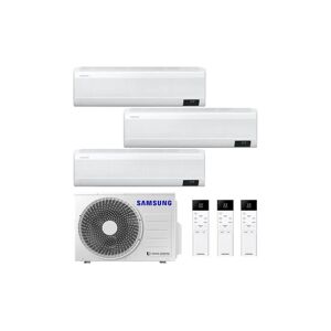 Condizionatore Samsung Windfree Elite Trial Split 7000+7000+7000 Btu Inverter R32 Aj052 A++ Wifi (Windfree ELITE AJ052T 7+7+7)