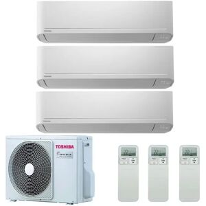 Condizionatore Toshiba New Seiya Trial Split 7000+10000+13000 Btu Inverter R32 Ras-3M18U2Avg A++ (RAS-3M18U2AVG 7+10+13)