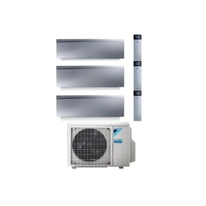 Condizionatore Daikin Emura Silver Trial Split 12000+12000+12000 Btu Inverter R32 3Mxm68 A++ Wifi