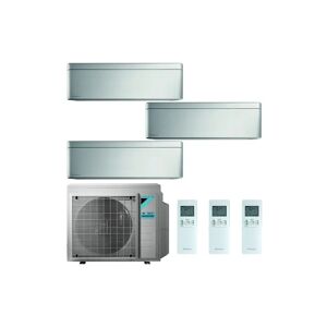 Condizionatore Daikin Stylish New Total Silver Trial Split 9000+9000+12000 Btu Inverter R32 3Mxm52N A+++ Wifi