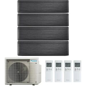 Condizionatore Daikin Stylish Real Blackwood Quadri Split 9000+9000+9000+12000 Btu Inverter R32 4Mxm68 A+++ Wifi