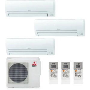 Condizionatore Mitsubishi Smart Msz-Hr Trial Split 9000+9000+12000 Inverter R32 Mxz-3Ha50Vf A++