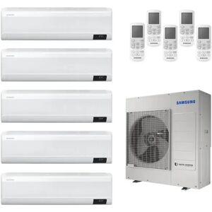 Condizionatore Samsung Windfree Avant Penta Split 7000+7000+7000+7000+12000 Btu Inverter R32 Aj100 A++/A+ Wifi