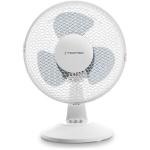 Trotec Ventilatore da tavolo TVE 10 silenzioso, con oscillazione a 80° / 25 W