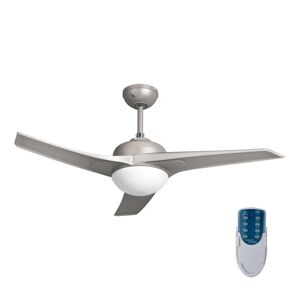 Inspire Ventilatore da soffitto Guillin, argento, D. 132 cm