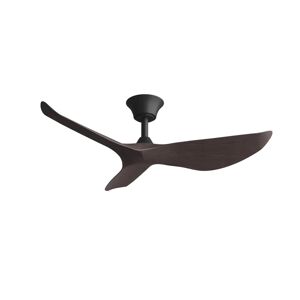 SULION Ventilatore da soffitto Python, nero, D. 97 cm