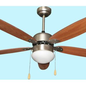 Zephir Ventilatore da soffitto Potenza, marrone, D. 132 cm