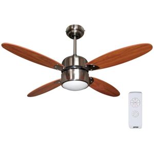 Zephir Ventilatore da soffitto Pescara, marrone, D. 107 cm