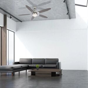 Globo Ventilatore da soffitto Azura, grigio, D. 120 cm