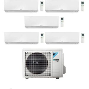 Daikin Climatizzatore Penta Split Bluevolution serie FTXM-R PERFERA 9+9+12+12+12 con 5MXM90A R-32 Wi-Fi Integrato