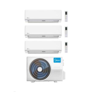 Midea Climatizzatore Inverter Trial Split serie Elegance 18+18+18 con M5OE-42HFN8-Q Wi-Fi optional Classe A++