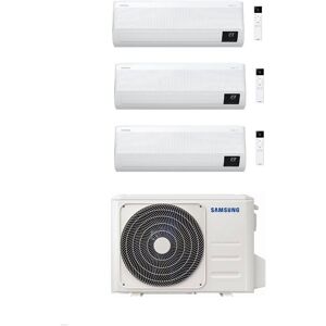 Samsung Climatizzatore Trial Split Windfree Elite 7+7+7 con AJ068TXJ3KG/EU Inverter R-32 Wi-Fi Classe A+++