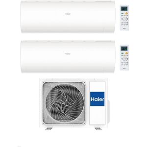 HAIER Climatizzatore Dualsplit Pearl 9+9 con 2U50S2SM1FA-3 Inverter R-32 Wi-Fi Classe A++/A+